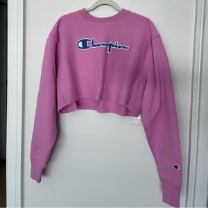 Champion Oversized Cropped Sweatshirt